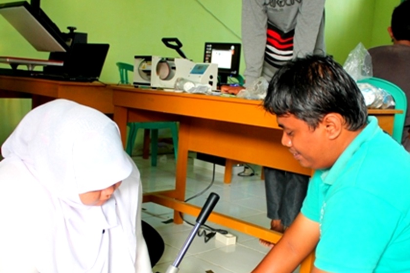 Kelas Digital Printing LKDPK Handayani Center